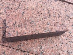 Брусчатка пиленая из гранита Лезниковский