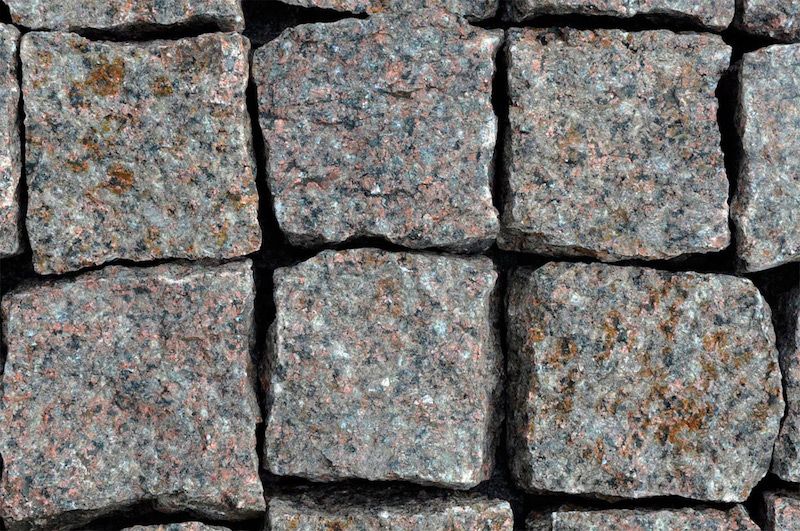 Брусчатка колотая из гранита Клюевский